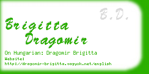 brigitta dragomir business card
